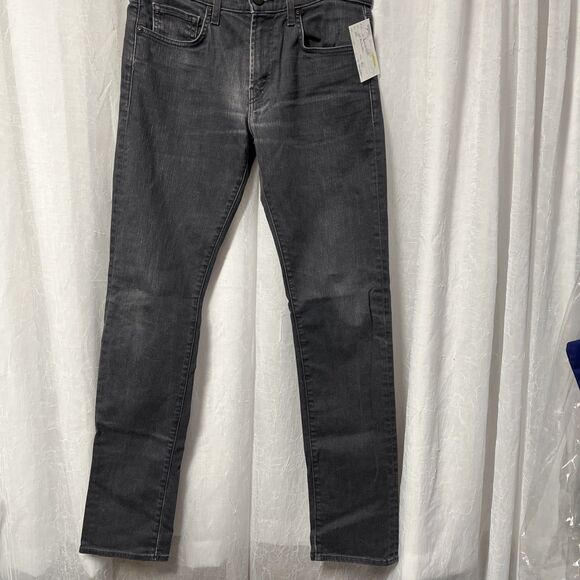 J Brand Men's Tyler Slim Fit Jeans Gray Slate Resin Size 31 x 34 - Picture 2 of 10